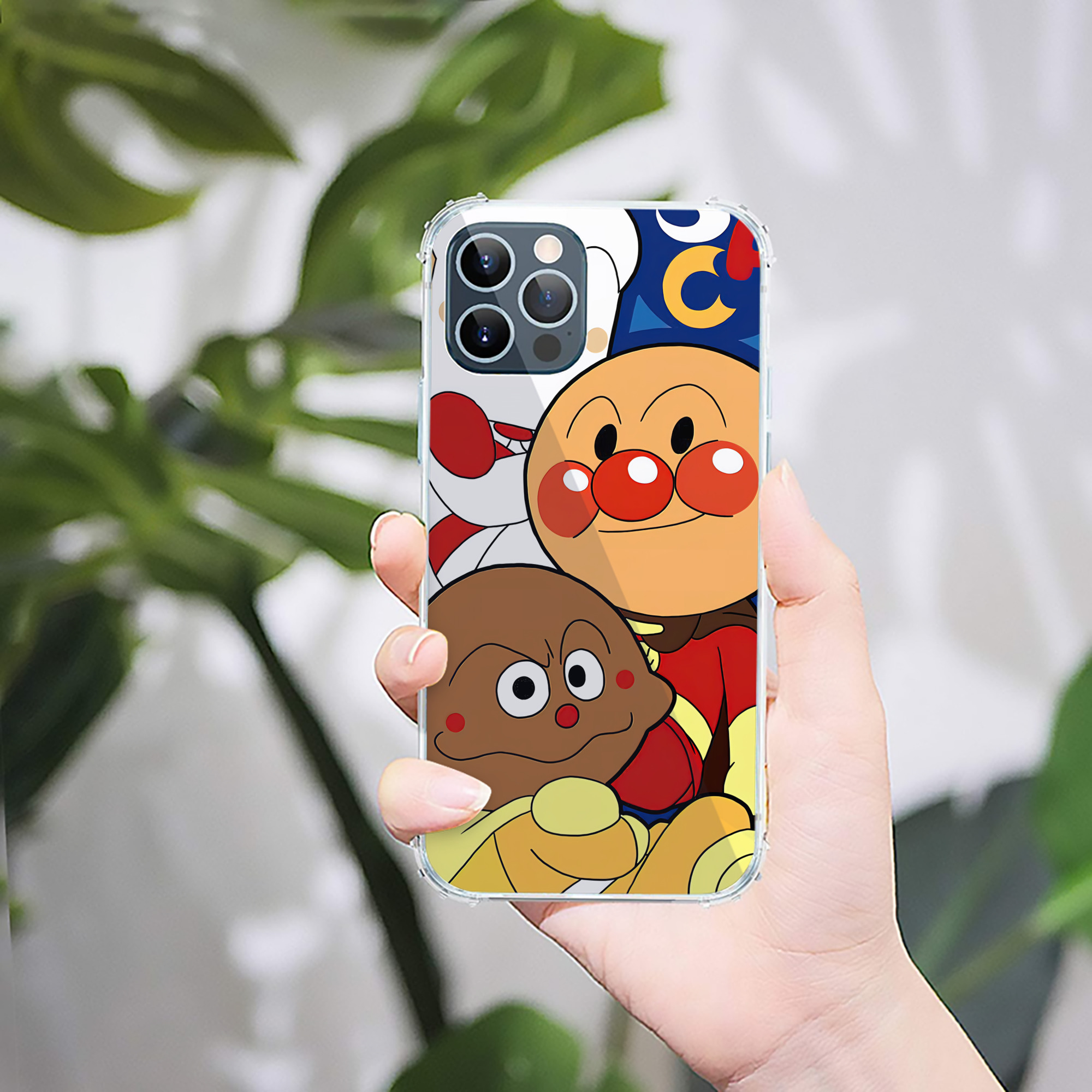 アンパンマン Anpanman 【iPhone 12シリーズ対応】透明スマホケース（クリアソフトケース）